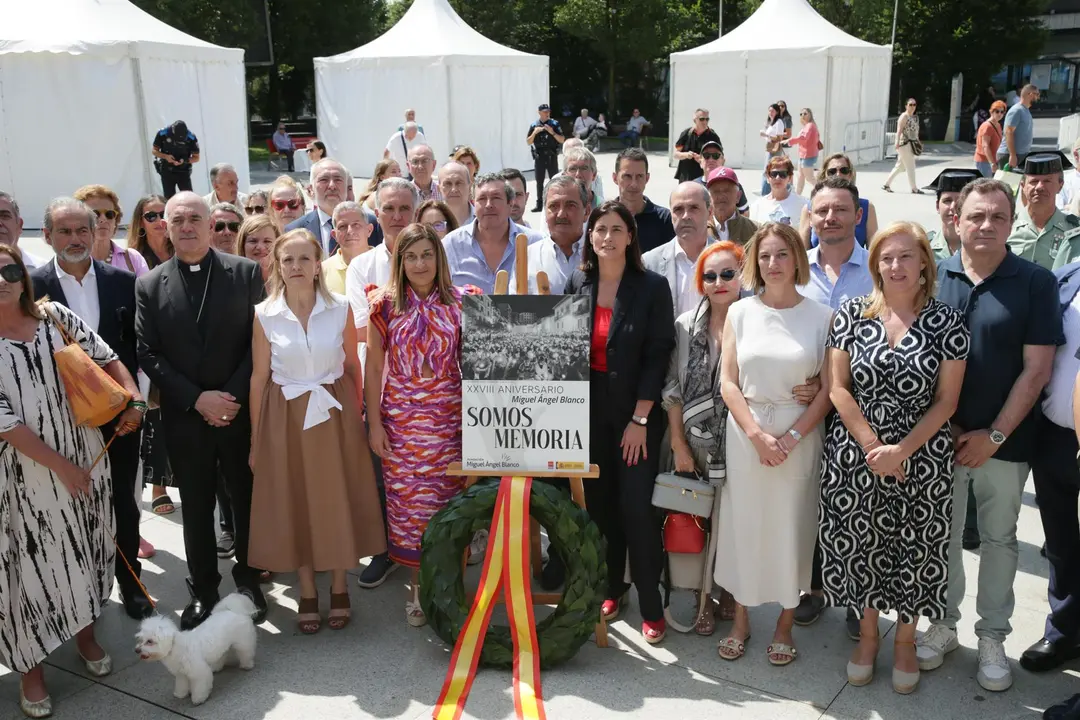 Santander recuerda a Miguel Ángel Blanco