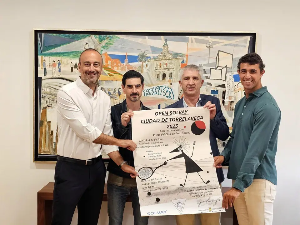 Presentación del Open Solvay Ciudad de Torrelavega 2025