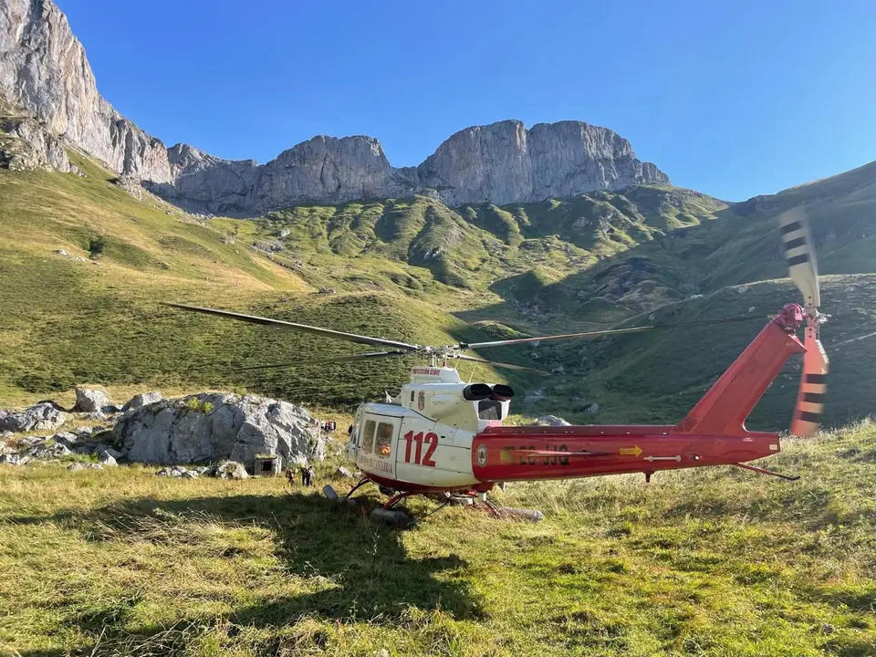 Helicóptero 112 Cantabria