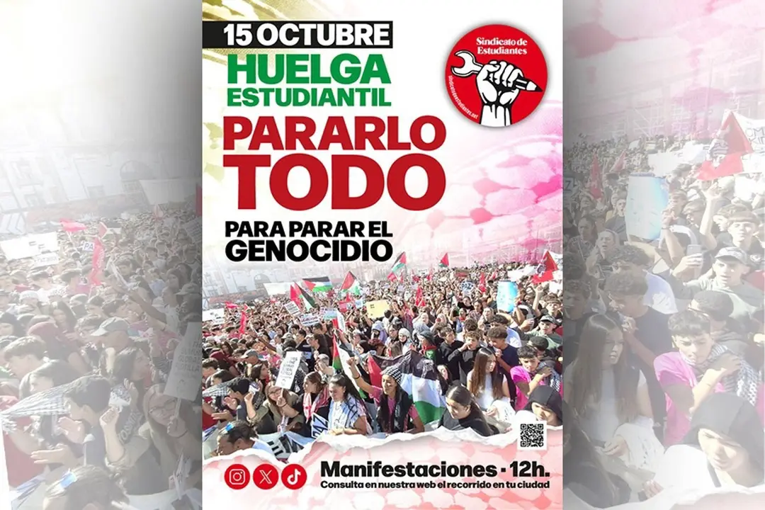 El Sindicato de Estudiantes de Cantabria ha sumado una manifestación a la huelga general