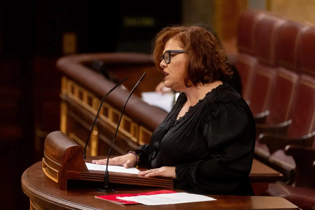 La diputada de Izquierda Unida (IU) Engracia Rivera
