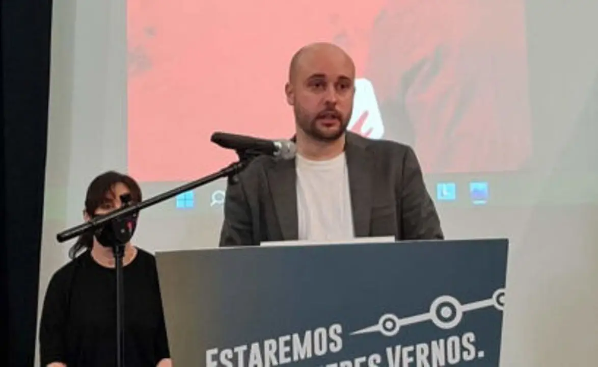 El coordinador autonómico de IU, Israel Ruiz Salmón