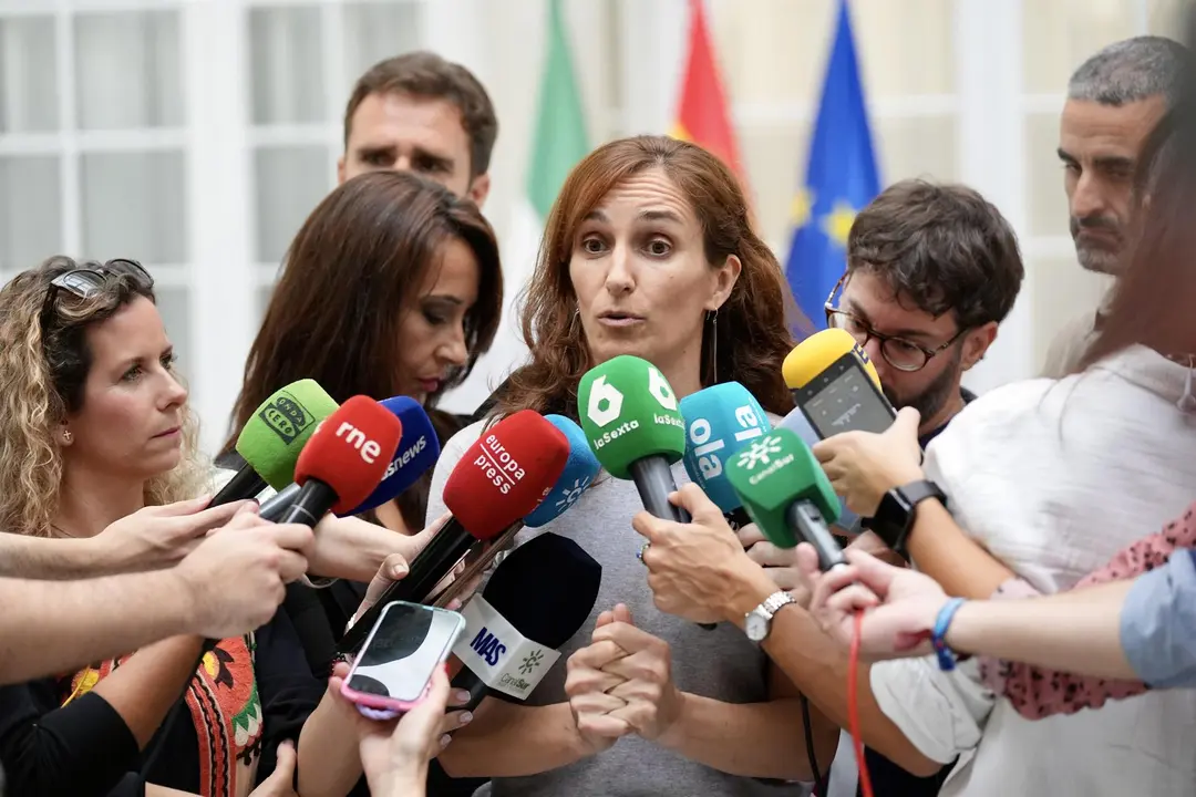 La ministra de Sanidad, Mónica García