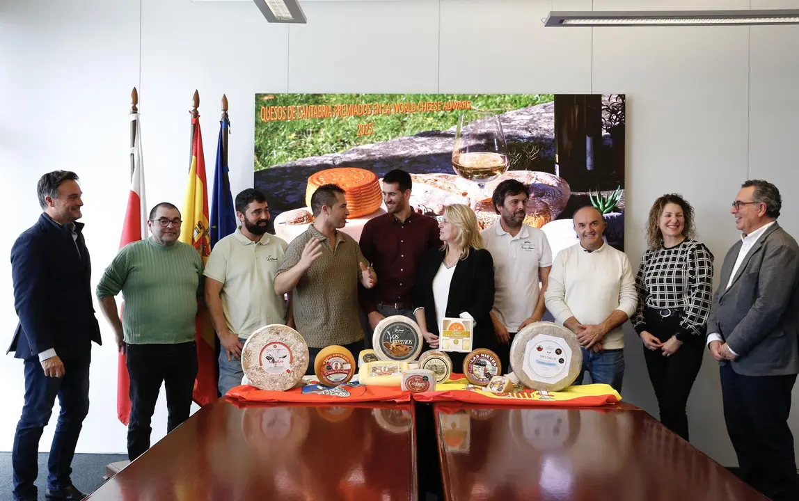 El queso 'Nos Veremos' de Quesería El Pendo gana el oro en los World Cheese Awards