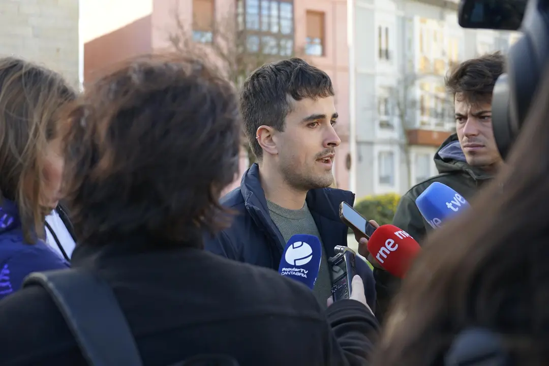 El secretario general de Cantabristas, Paulu Lobete