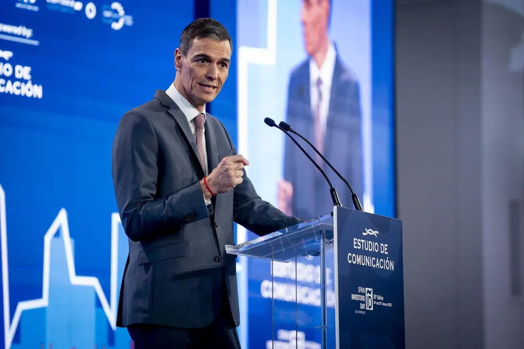 El presidente del Gobierno, Pedro Sánchez