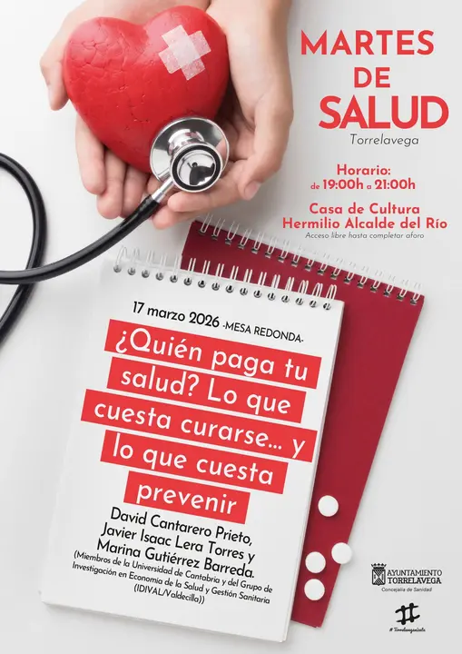 Cartel de los 'Martes de Salud'