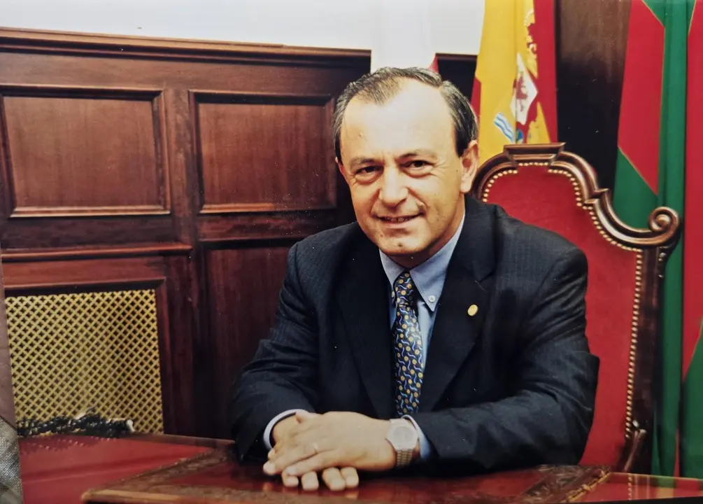 Javier López Marcano en su etapa como alcalde de Torrelavega