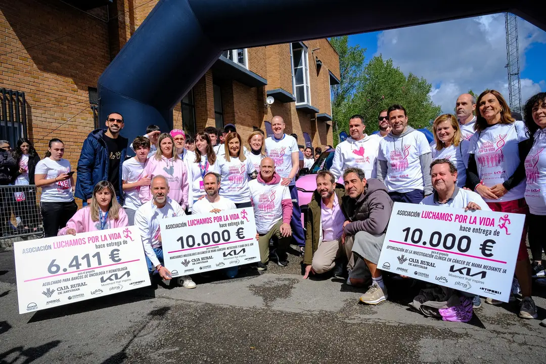 XVI Edición de la Marcha Solidaria Luchamos por la Vida celebrada en Los Corrales