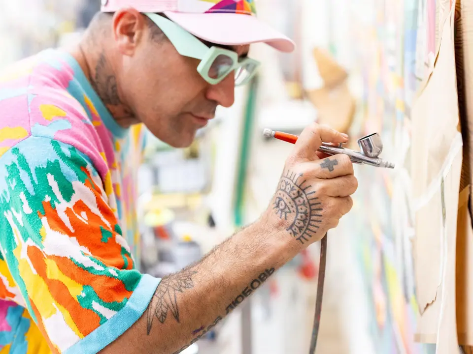 Archivo - El artista Okuda San Miguel 
