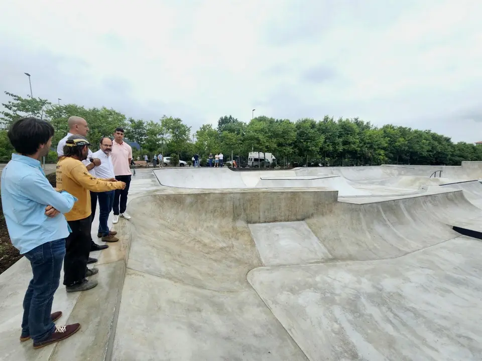 Nuevo skate park junto al pabellón María Pardo en Torrelavega 