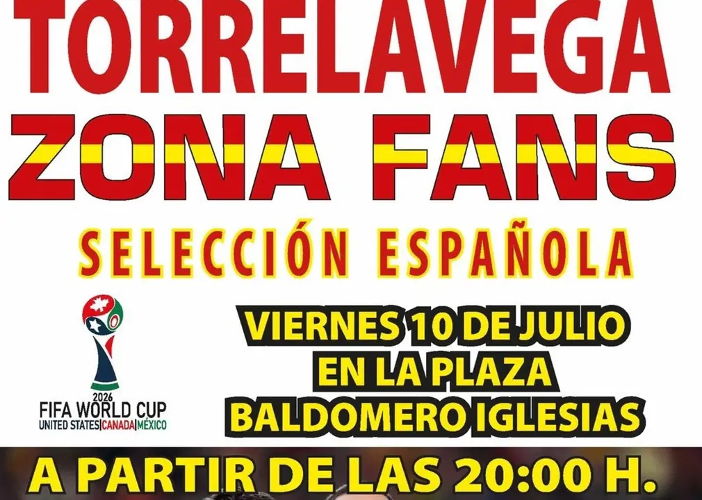 Torrelavega instalar&aacute; una pantalla gigante para ver el partido de Espa&ntilde;a en los cuartos de final del Mundial