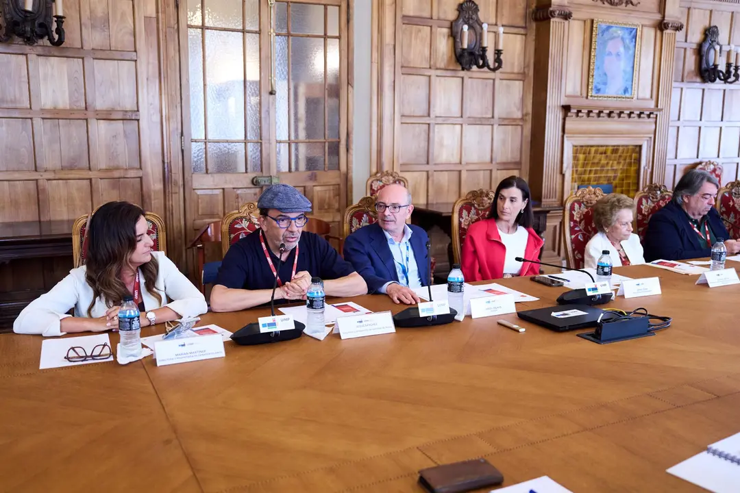 Imagen de la inauguración del curso , en la UIMP 