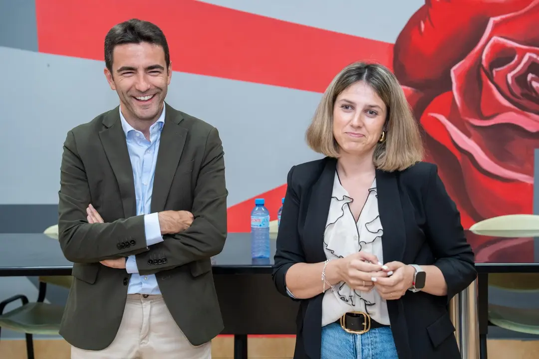 Archivo - Yanire Jara junto a Pedro Casares 