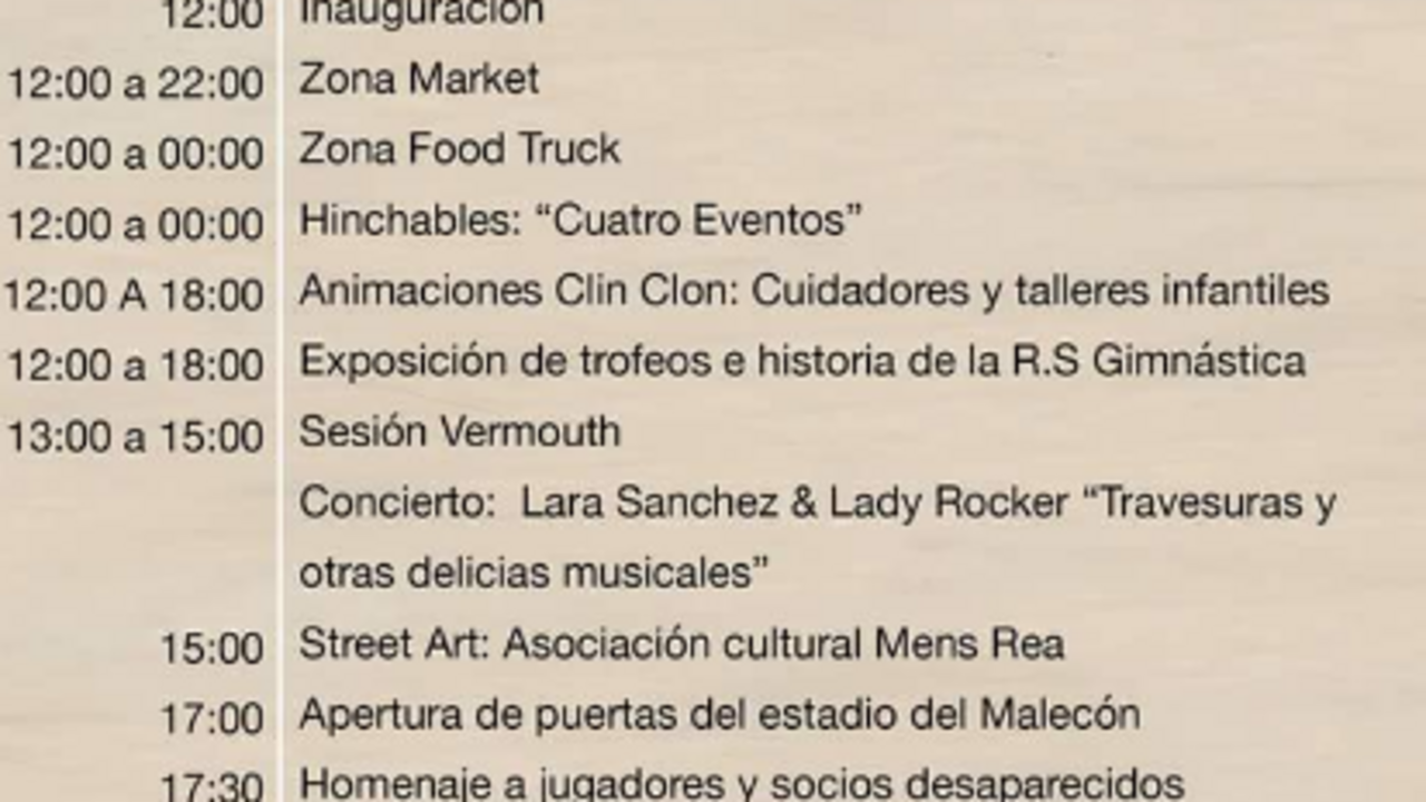 Agenda de los 6.000 de El Malec&oacute;n