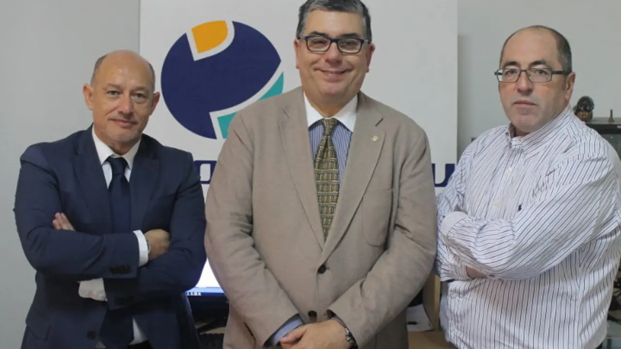 De izquierda a derecha, Luis Barqu&iacute;n, Gervasio Portilla y Claudio Acebo