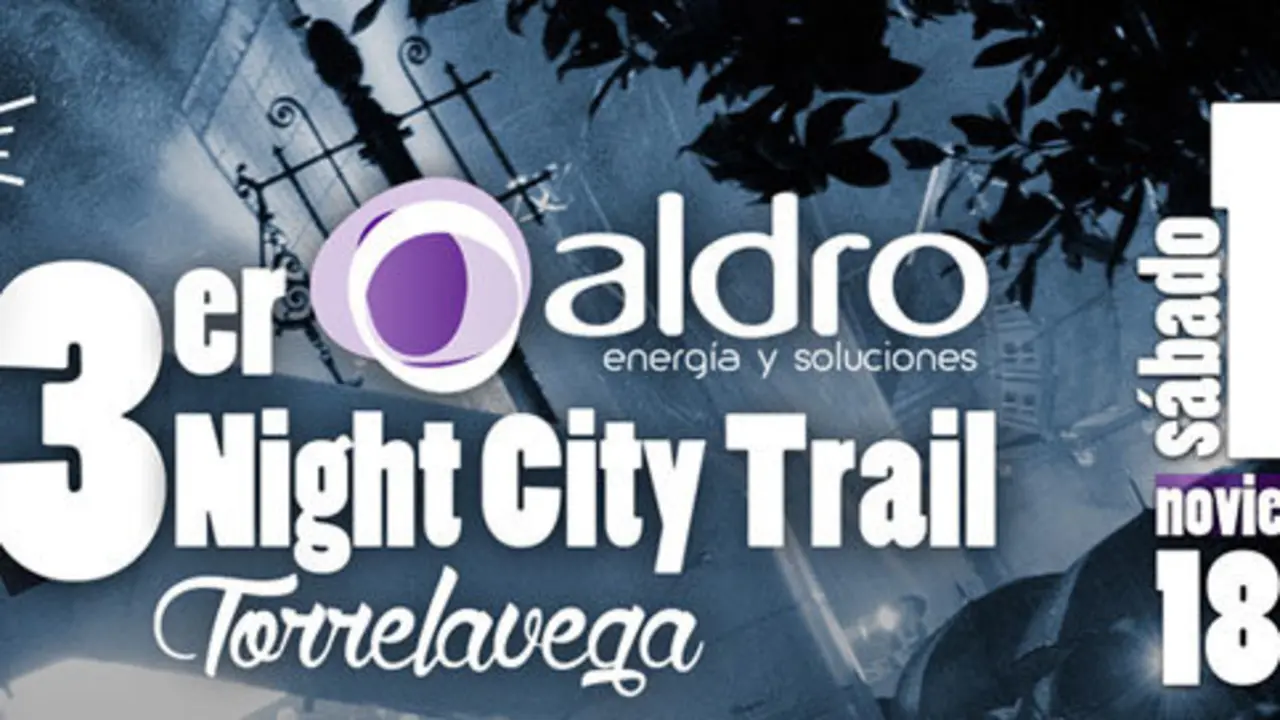 Cartel de la Aldro Night City Trail