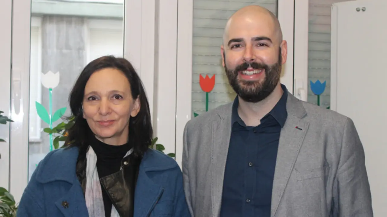 Carolina Bescansa y Julio Revuelta