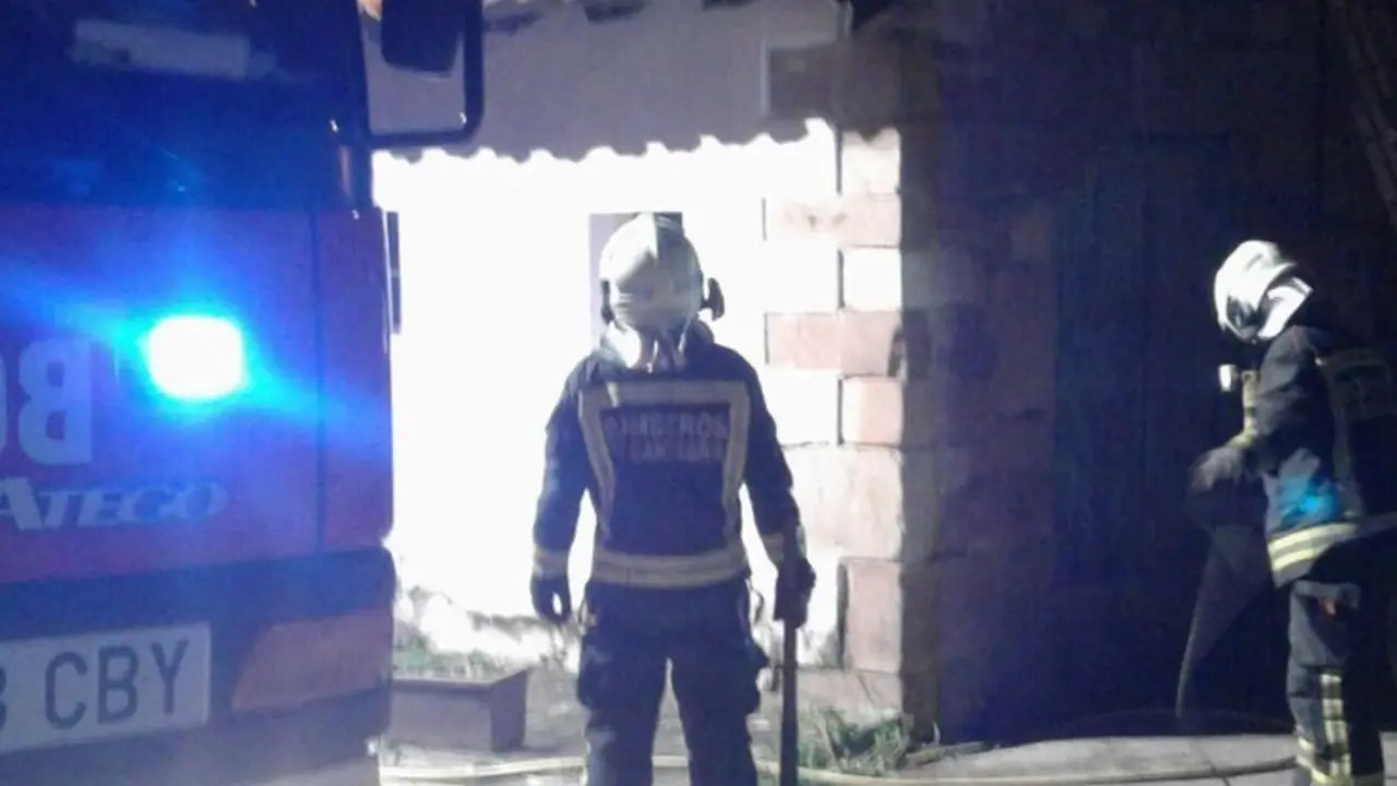 Actuaci&oacute;n de los bomberos