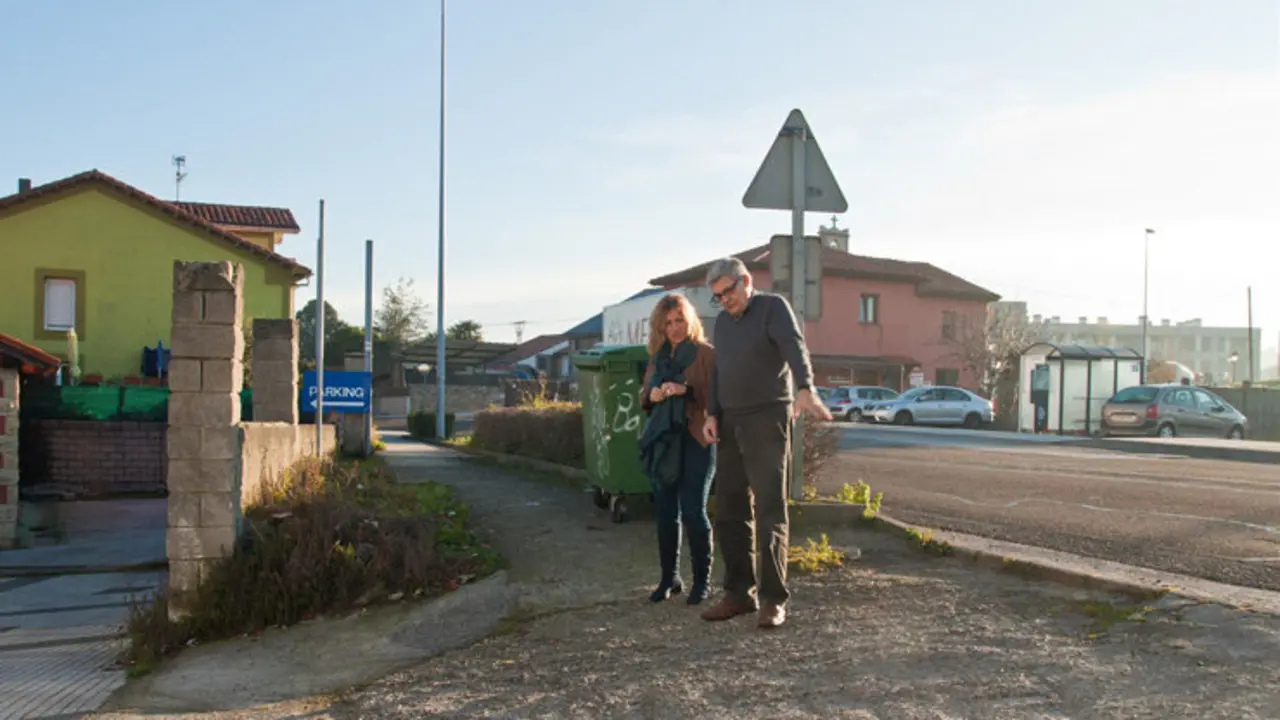 Visita de las autoridades a la obra