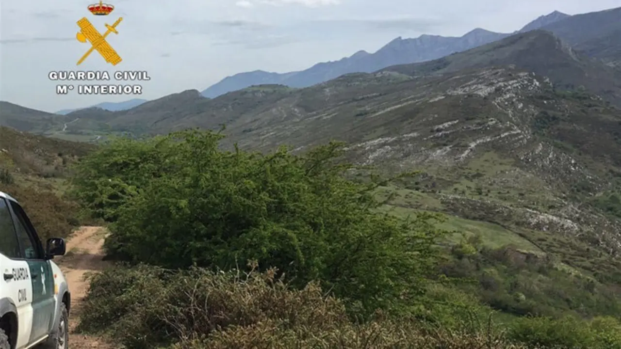 Zona en la que el peregrino tuvo que ser rescatado