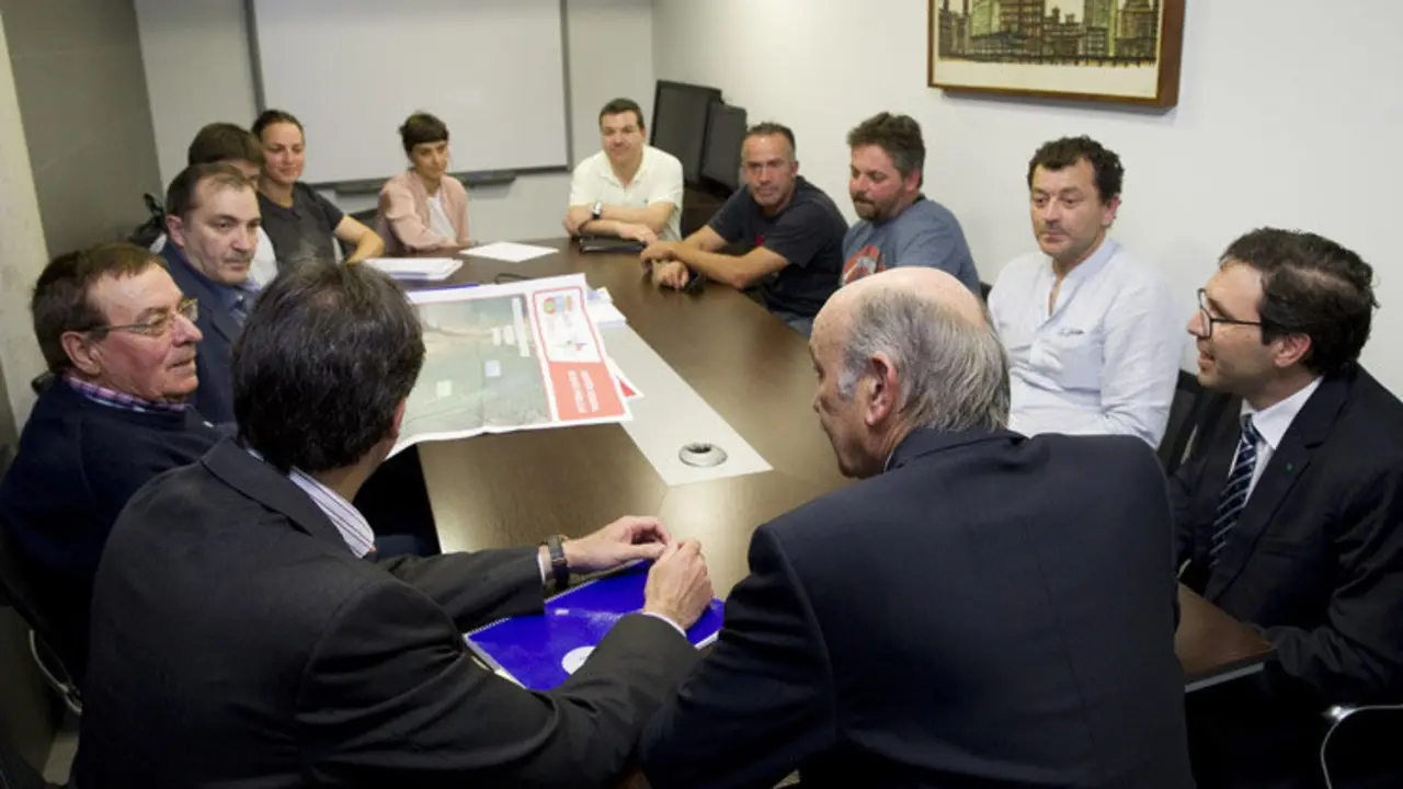 Reuni&oacute;n del consejero Maz&oacute;n