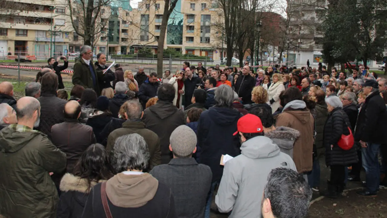 Lectura del manifiesto   Foto: Lalo Cuevas