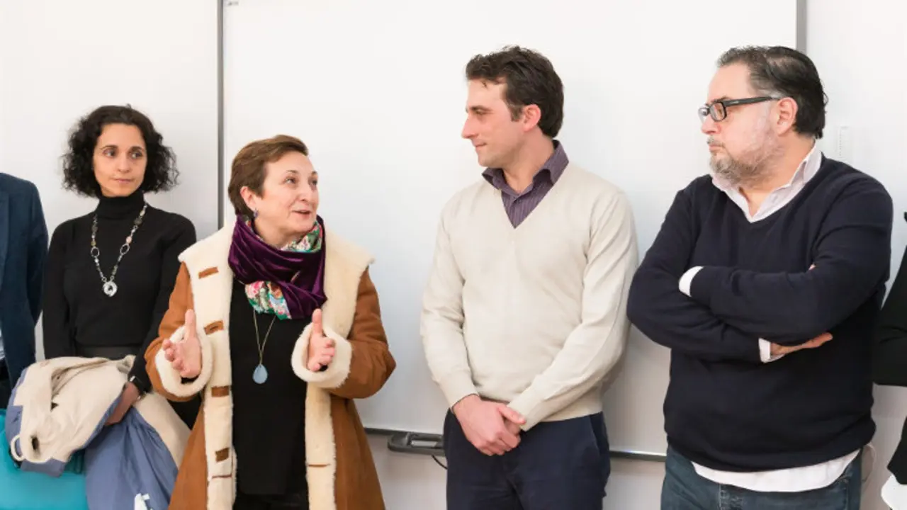 La consejera de Sanidad, Mar&iacute;a Luisa Real, en la inauguraci&oacute;n de la consulta para afectados de ELA