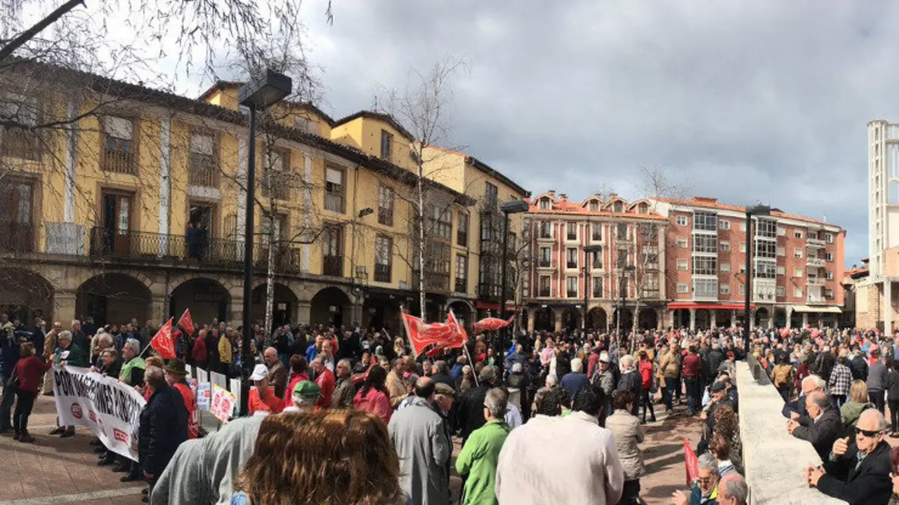 Manifestaci&oacute;n de pensionistas este jueves en Torrelavega