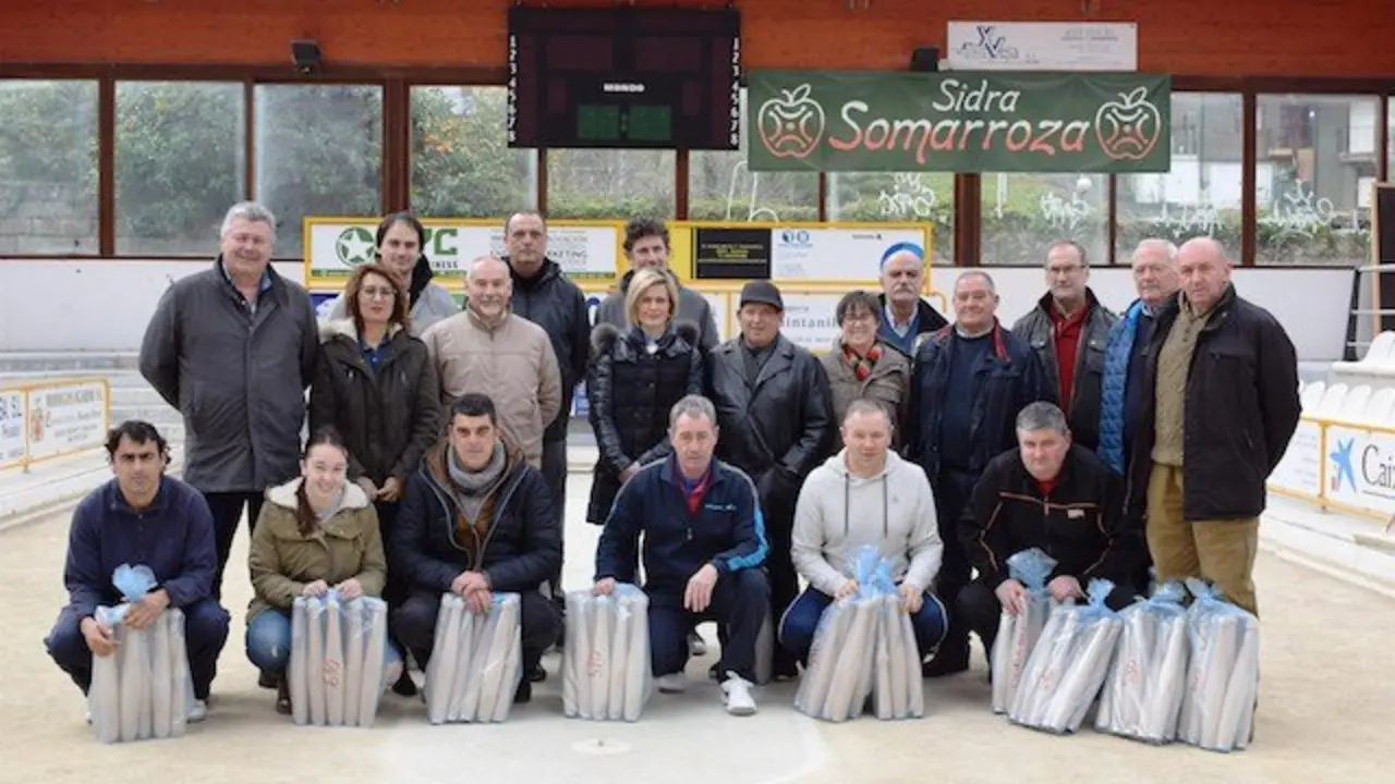 Entrega de los premios de bolos palma para la temporada de 2018