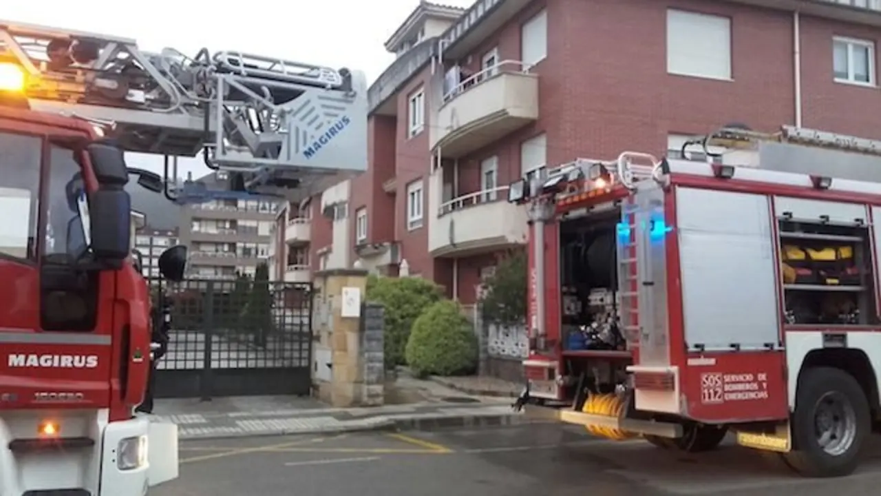 Incendio vivienda Los Corrales 28 04 2018