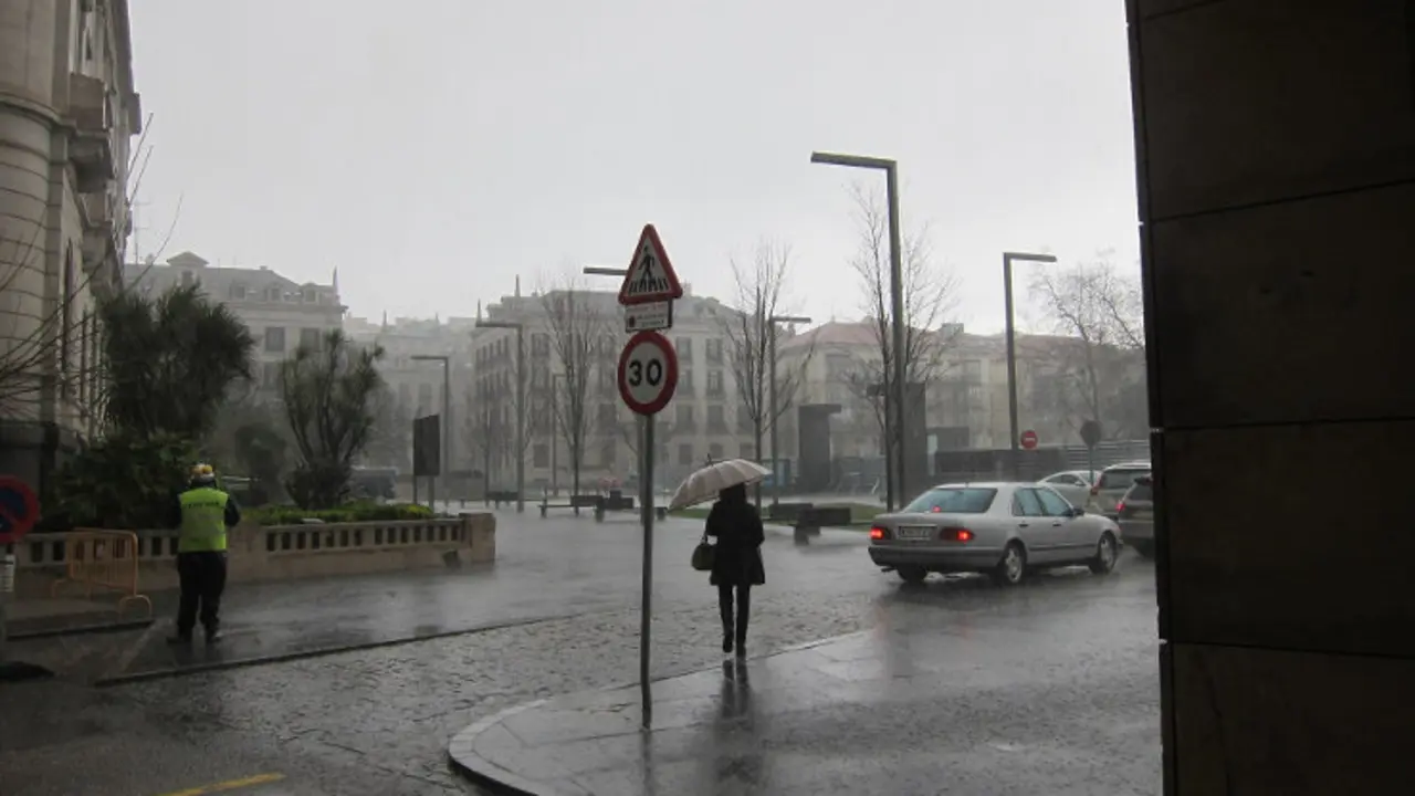 Lluvia sobre Santander