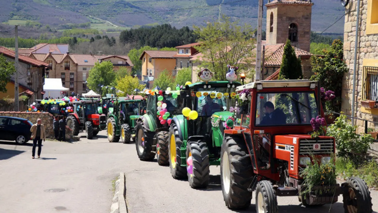 Desfile de tractores este martes en Valderredible