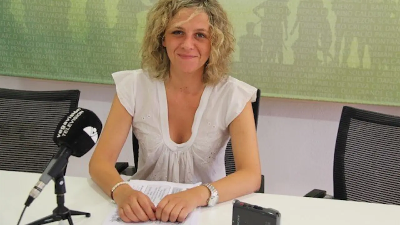 Patricia Portilla en la presentaci&oacute;n de las Fiestas de la Virgen Grande