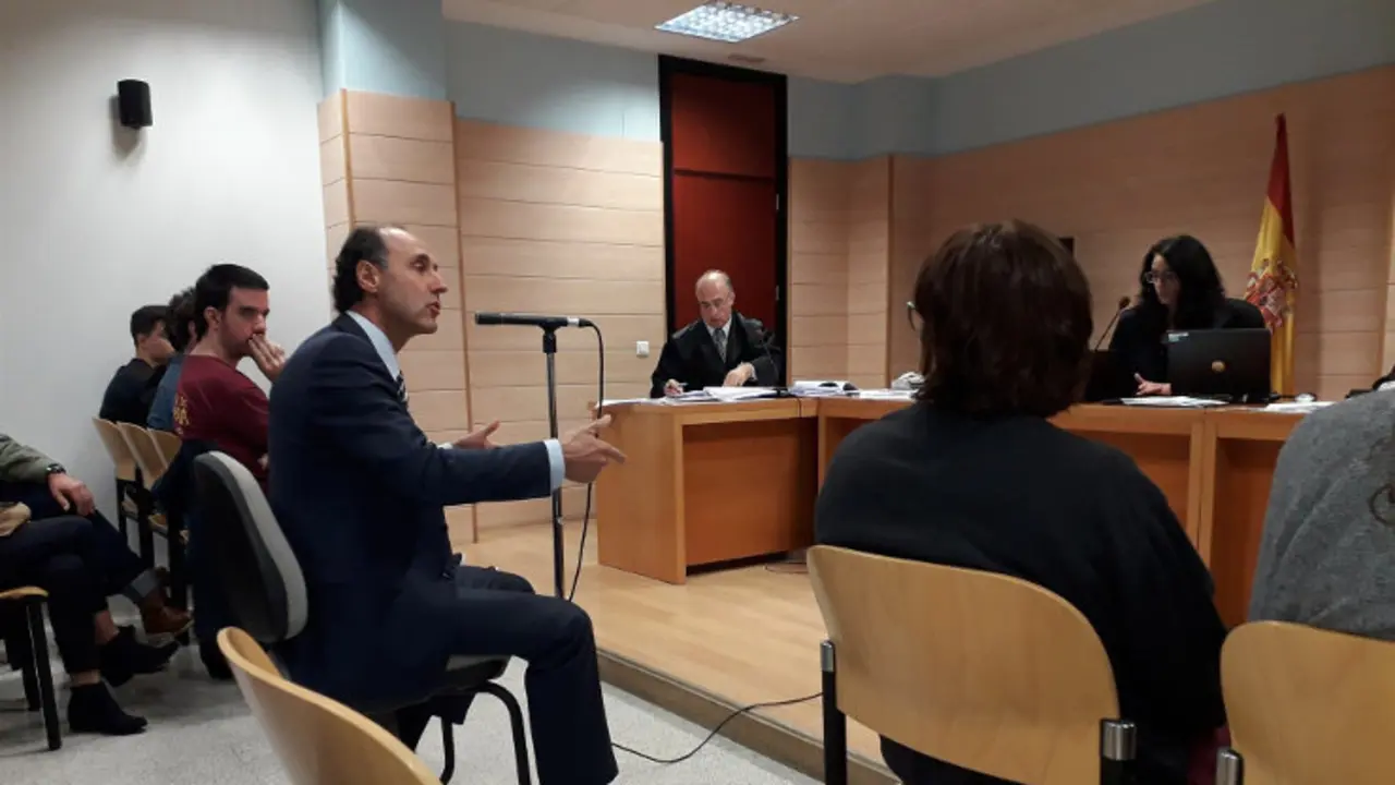 Ignacio Diego declara como testigo en el juicio celebrado el pasado 25 de octubre en Santander