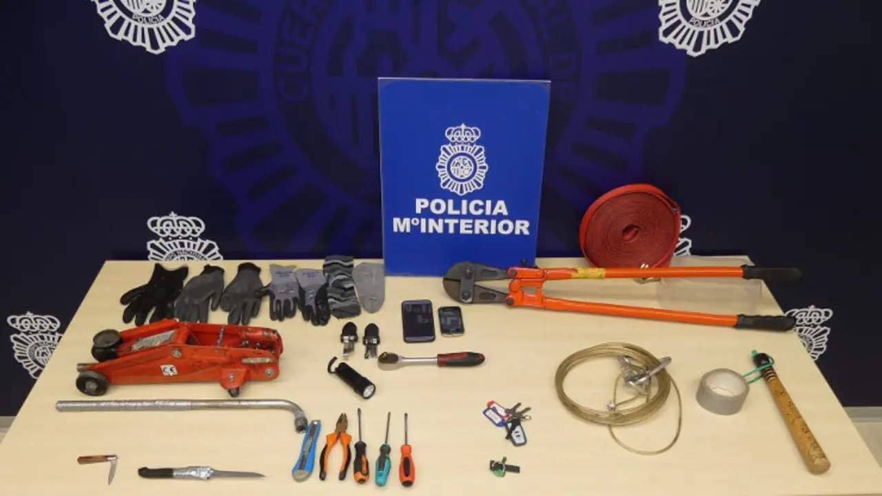 Art&iacute;culos incautados por la Polic&iacute;a