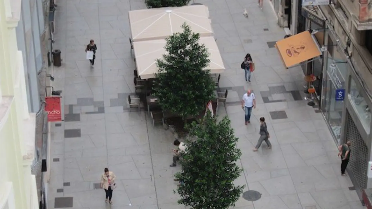 Calle c&eacute;ntrica de Santander