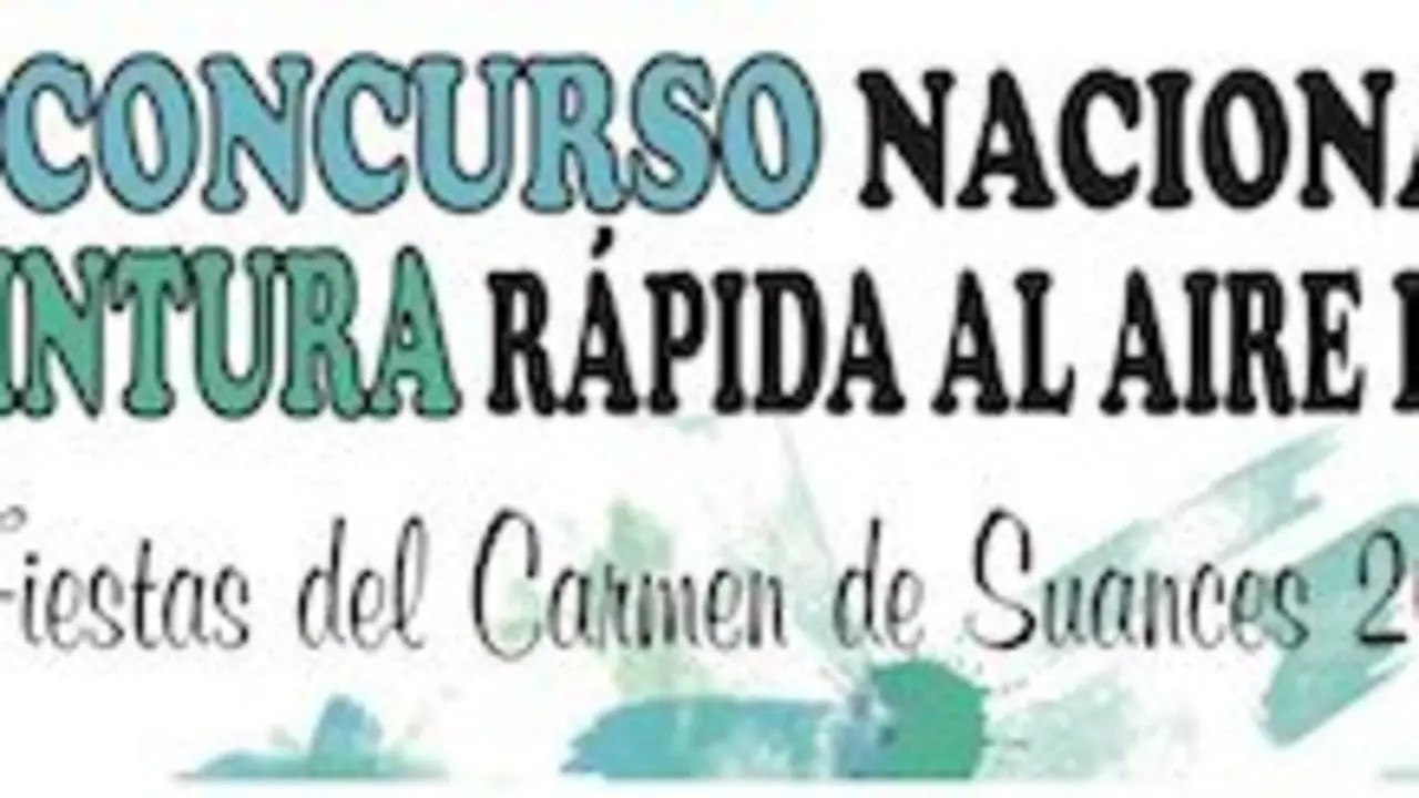 Cartel del concurso de pintura de Suances