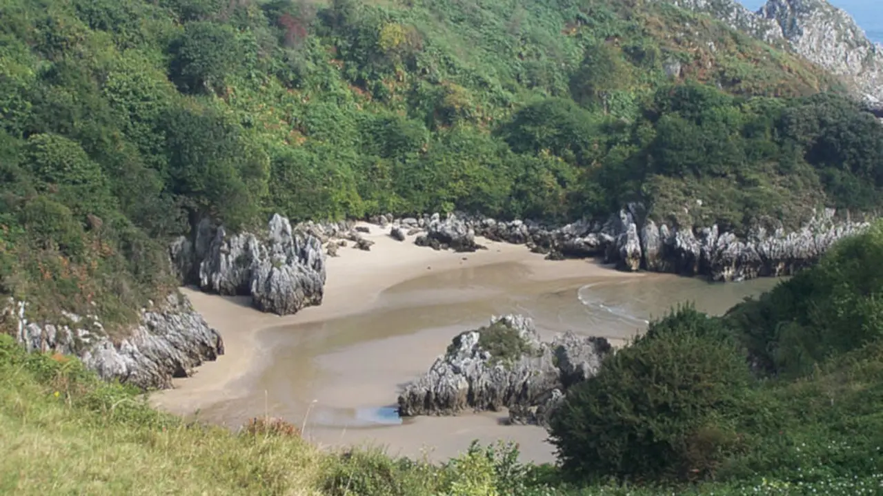 Playa de Berell&iacute;n, en Prellezo