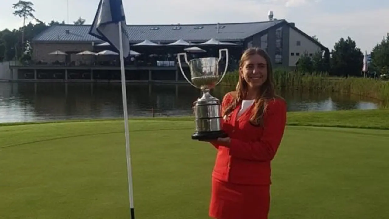 La golfista en una imagen de archivo