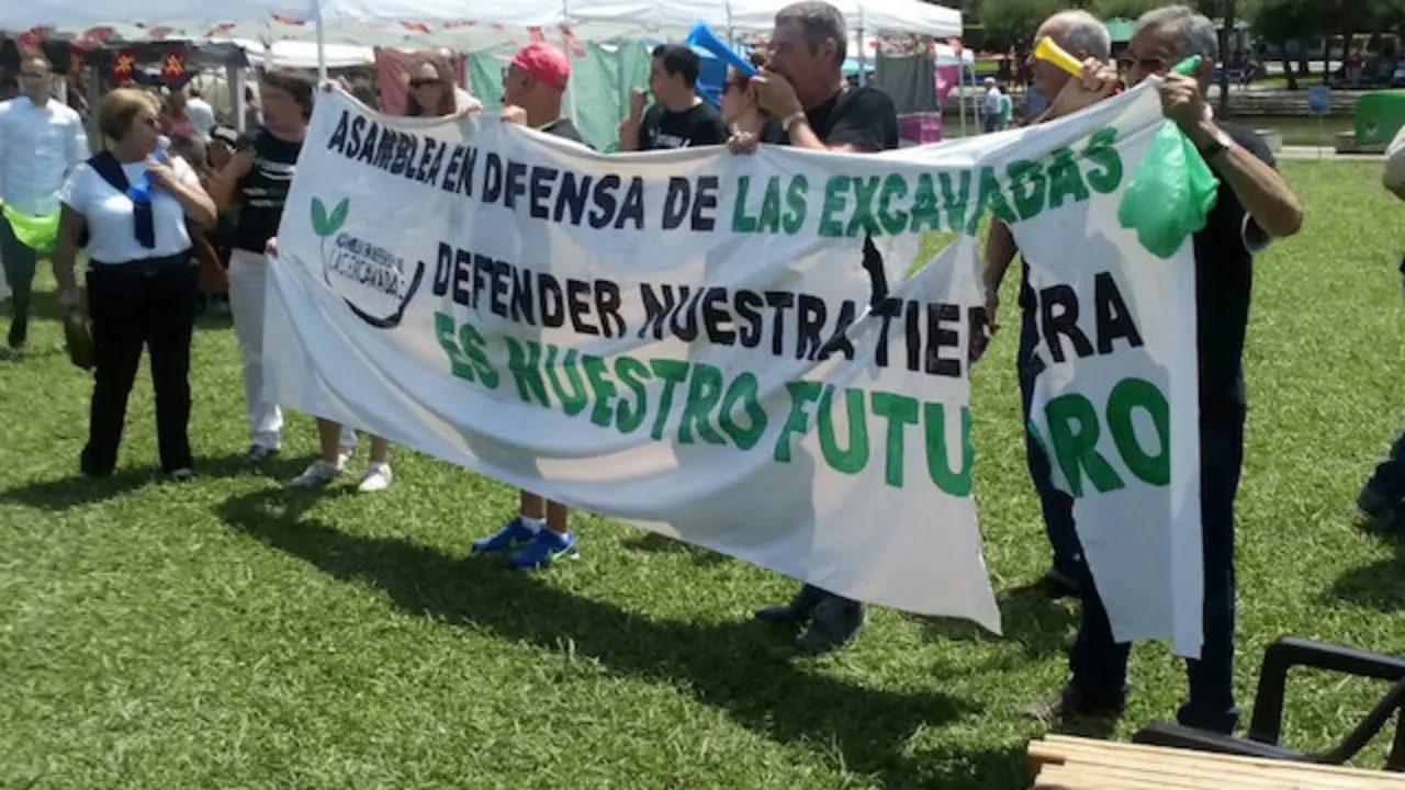 Manifestaci&oacute;n en contra de Las Excavadas
