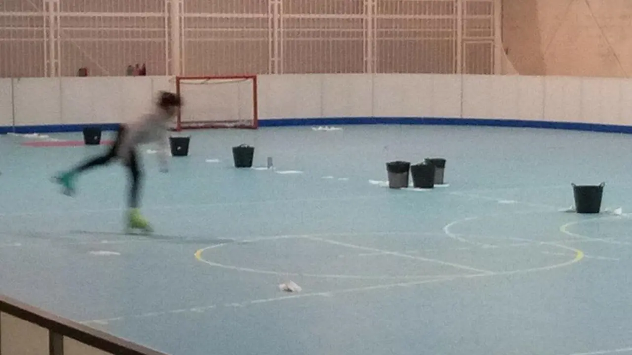 Interior del pabell&oacute;n