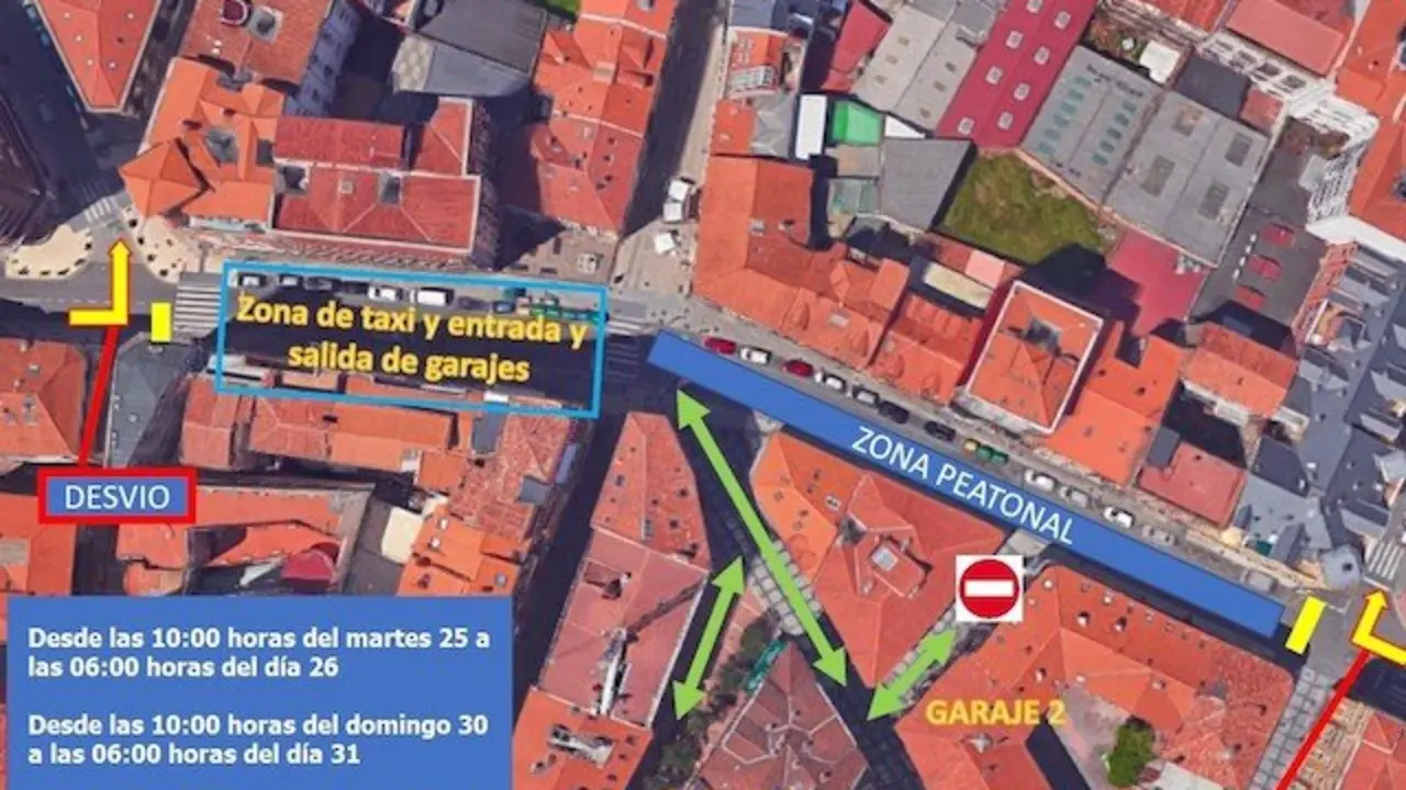 Zona que ser&aacute; peatonal