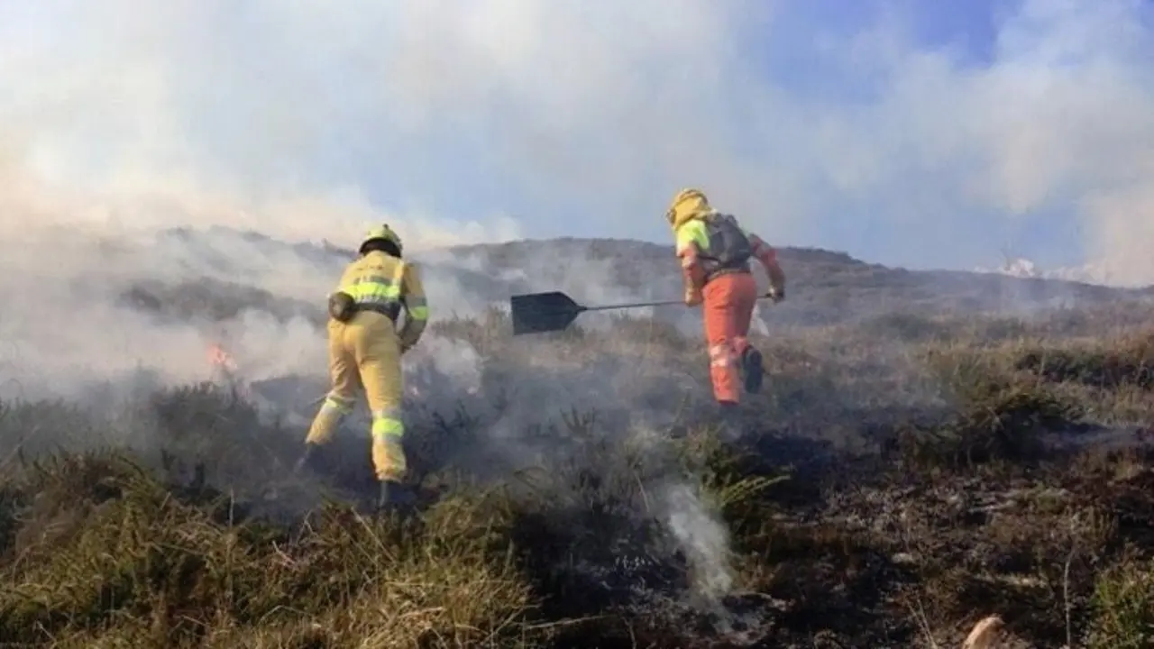 Incendios forestales en Cantabria