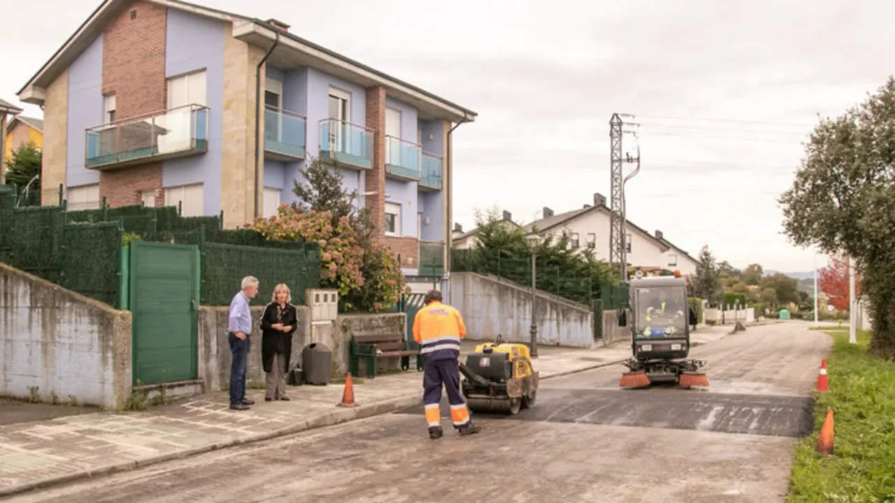 Visita de las autoridades a las obras