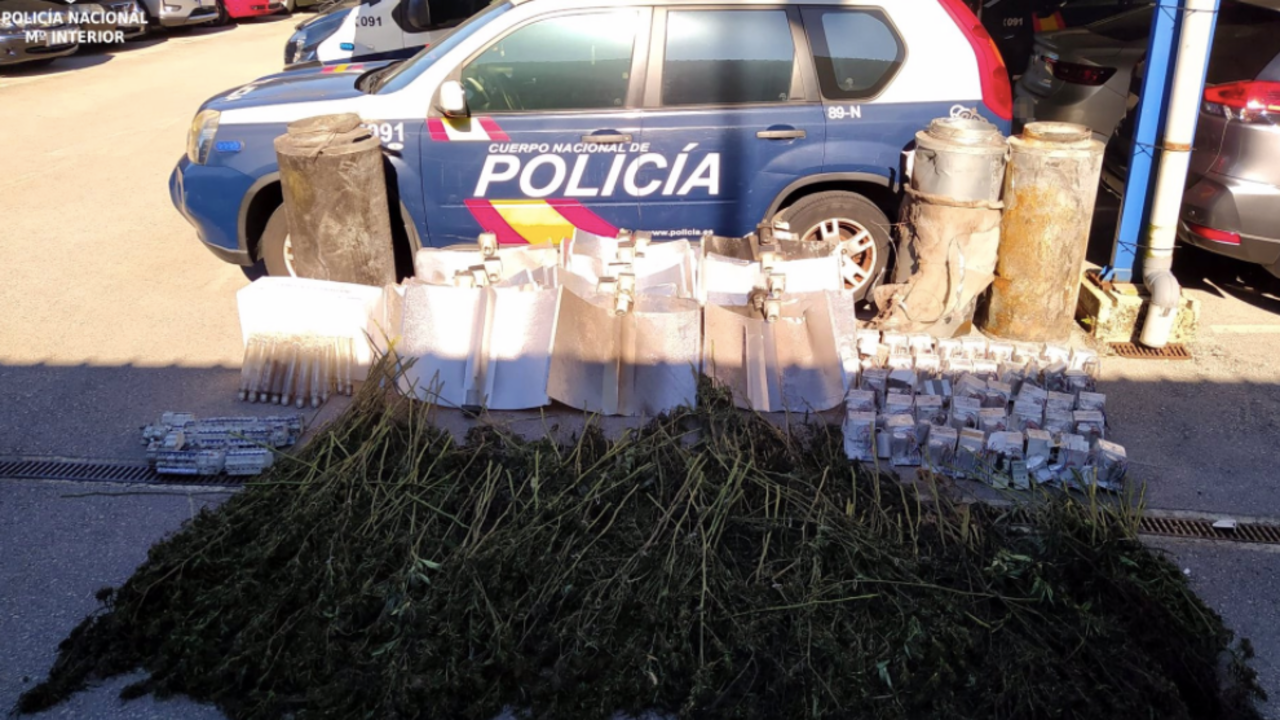 Imagen de lo incautado en la operaci&oacute;n