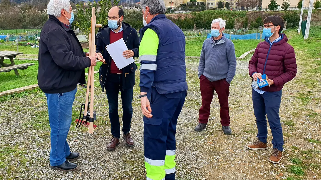 Entrega de huertos urbanos