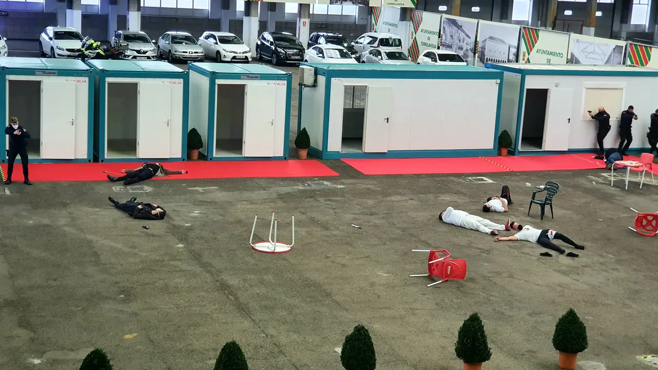 Simulacro de incidente 'Amok'