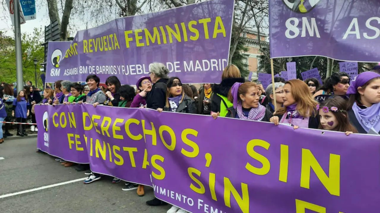 Manifestaci&oacute;n por el D&iacute;a de la Mujer