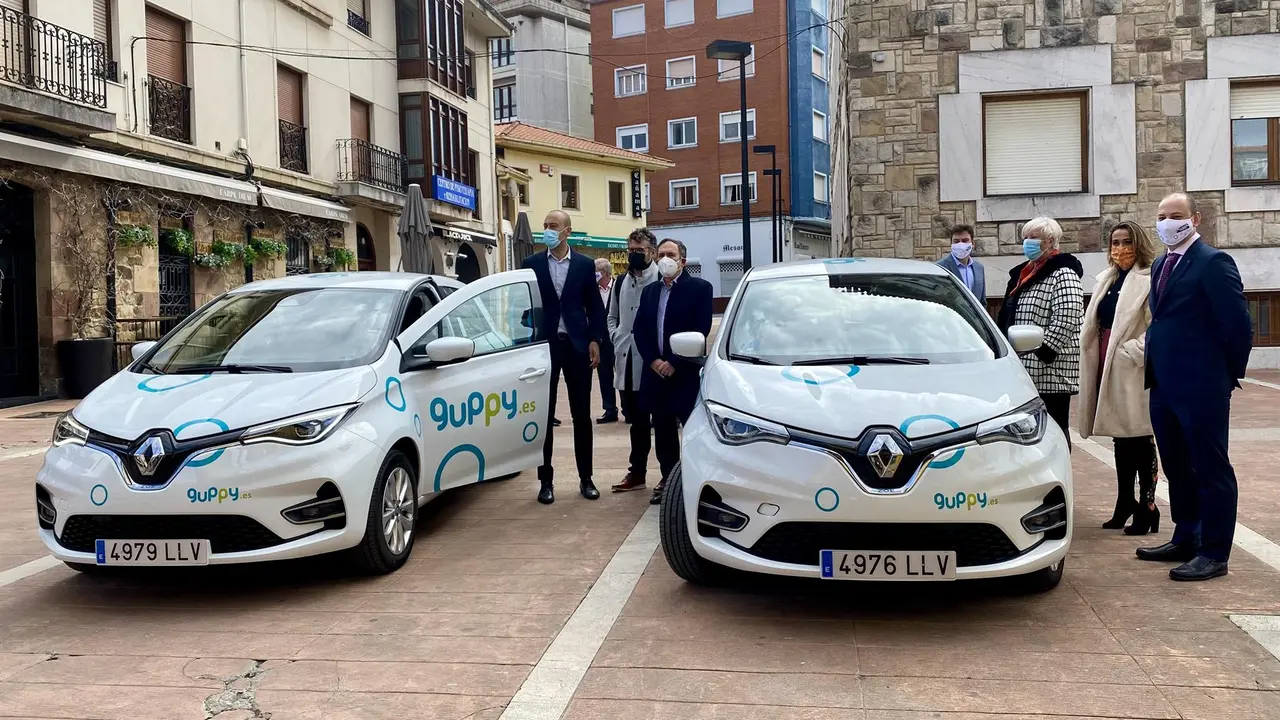 Coches eléctricos de Guppy para el sistema de 'carsharing'